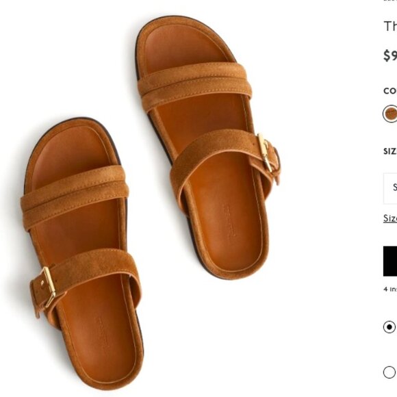 Madewell Shoes - Dara Double-Strap Slide Sandals – Size 8